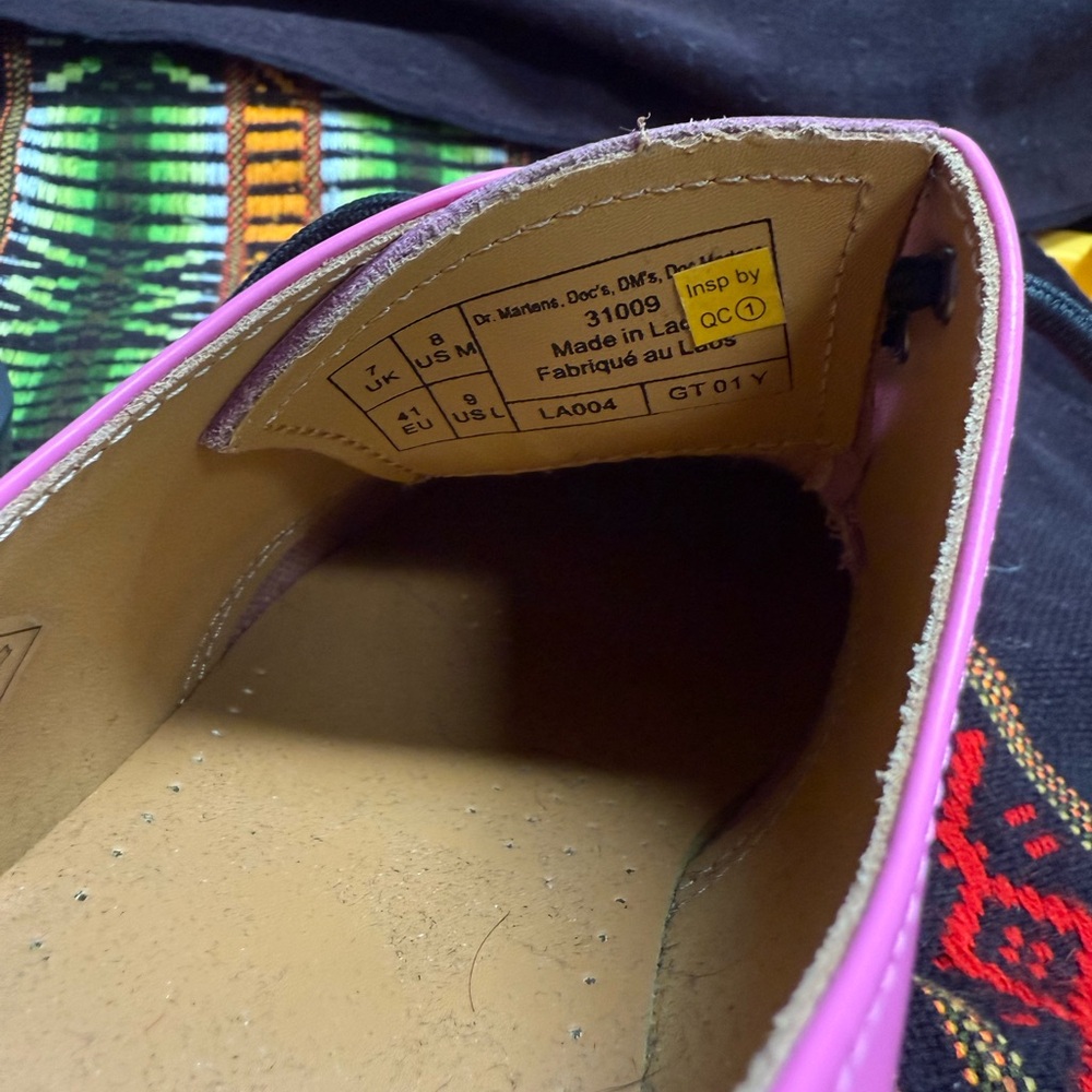 ✨🩷NWT Dr. Martens Bubble Gum Pink Leather Oxfords🩷✨ - Picture 5 of 5